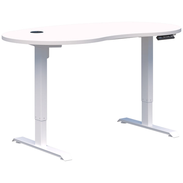 Accent Duo II Electric Desk - Bean Shape