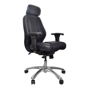 Buro Everest Leather And Mesh Chair