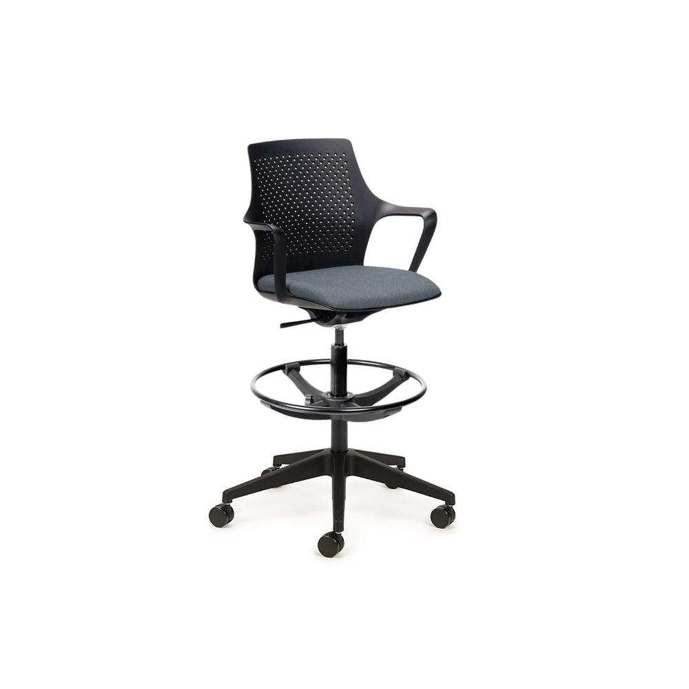 Chair Solutions Gemina Black Drafter