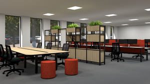 Accent Summit II Electric Back-to-Back 2 Pod Desk