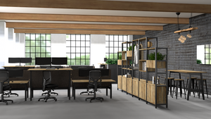 Accent Summit II Electric Back-to-Back 2 Pod Desk