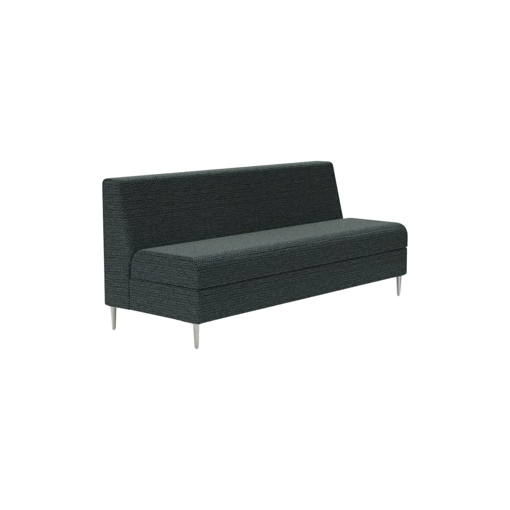 Chair Solutions Kipling Three Seater - No Arms - Polished Alloy Legs