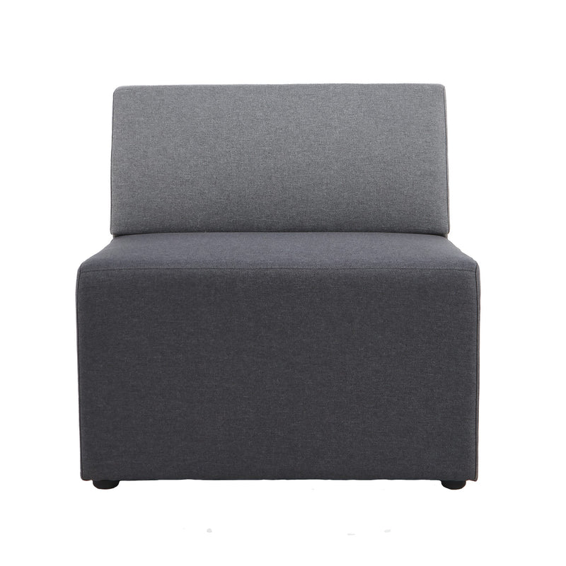 Konfurb Arco Modular Straight Sofa With Back