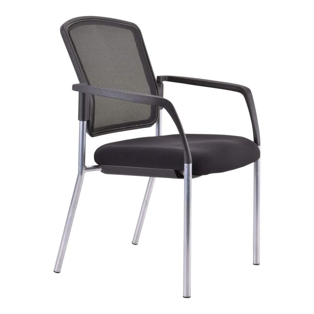 Buro Lindis Mesh Back Chair - Reflective Silver Frame