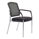 Buro Lindis Mesh Back Chair - Reflective Silver Frame