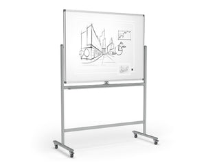 Boyd Porcelain Mobile Pivoting Whiteboards