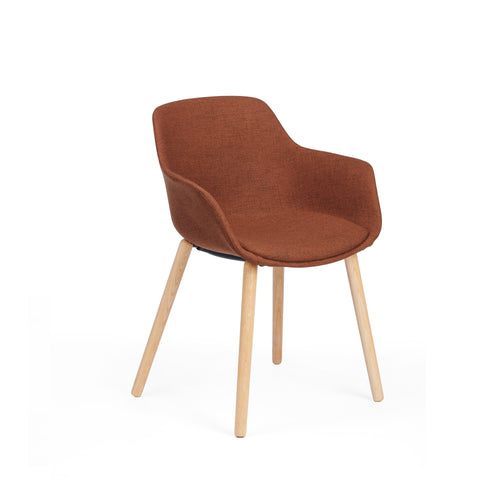 Chair Solutions OLA Relax Natural Timber Chair - Fully Upholstered