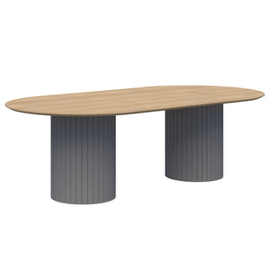 Accent Pila Boardroom Table Double D End