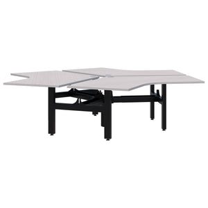 Accent Summit II Fixed Height 120° 3 Pod Desk