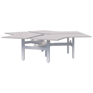 Accent Summit II Fixed Height 120° 3 Pod Desk