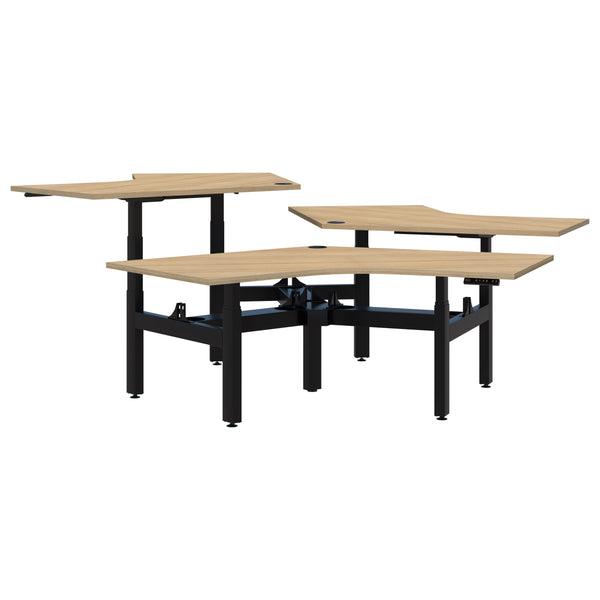 Accent Summit II Electric 120° 3 Pod Desk