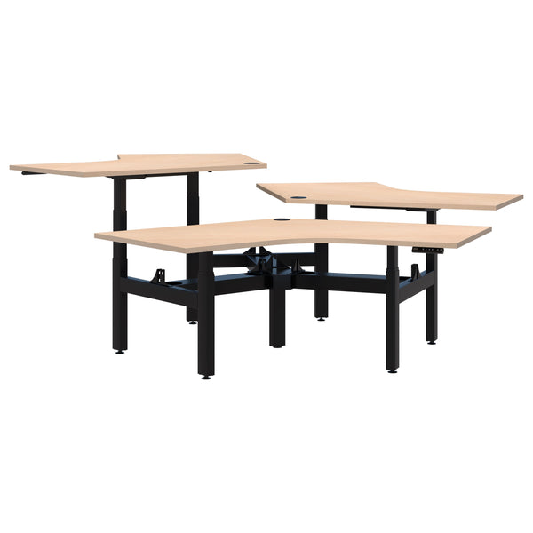 Accent Summit II Electric 120° 3 Pod Desk