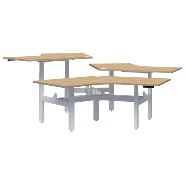 Accent Summit II Electric 120° 3 Pod Desk