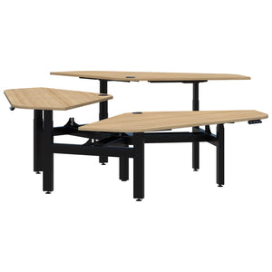 Accent Summit II Electric 120° Rotor 3 Pod Desk