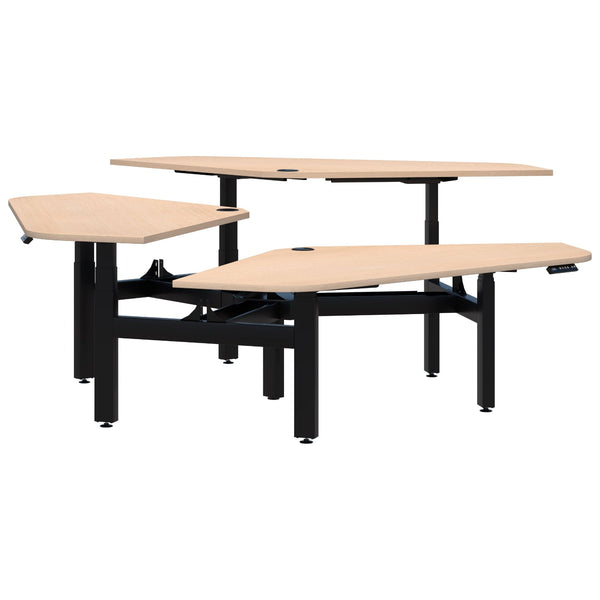 Accent Summit II Electric 120° Rotor 3 Pod Desk