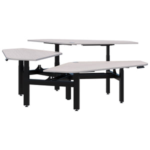 Accent Summit II Electric 120° Rotor 3 Pod Desk