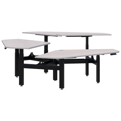 Accent Summit II Electric 120° Rotor 3 Pod Desk