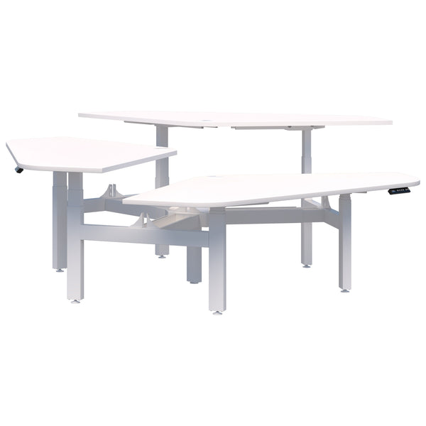 Accent Summit II Electric 120° Rotor 3 Pod Desk