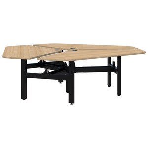 Accent Summit II Fixed Height 120° Rotor 3 Pod Desk