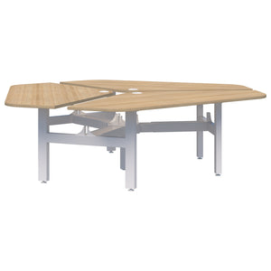 Accent Summit II Fixed Height 120° Rotor 3 Pod Desk