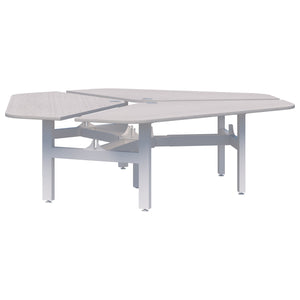 Accent Summit II Fixed Height 120° Rotor 3 Pod Desk