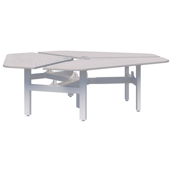 Accent Summit II Fixed Height 120° Rotor 3 Pod Desk