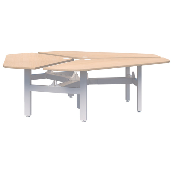 Accent Summit II Fixed Height 120° Rotor 3 Pod Desk
