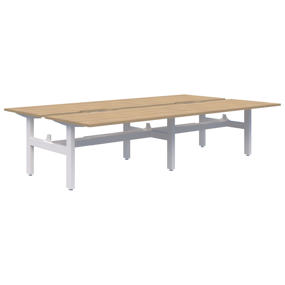 Accent Summit II Fixed Height Back-to-Back 4 Pod Desk