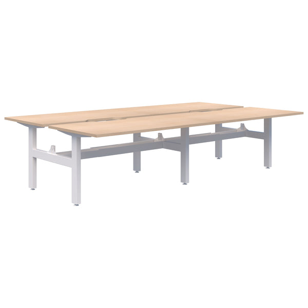 Accent Summit II Fixed Height Back-to-Back 4 Pod Desk