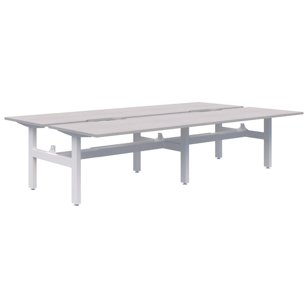 Accent Summit II Fixed Height Back-to-Back 4 Pod Desk