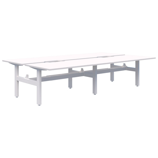 Accent Summit II Fixed Height Back-to-Back 4 Pod Desk