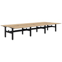 Accent Summit II Fixed Height Back-to-Back 6 Pod Desk
