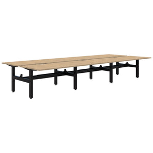 Accent Summit II Fixed Height Back-to-Back 6 Pod Desk