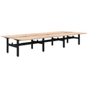 Accent Summit II Fixed Height Back-to-Back 6 Pod Desk