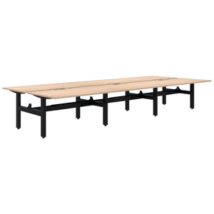 Accent Summit II Fixed Height Back-to-Back 6 Pod Desk
