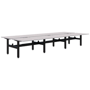 Accent Summit II Fixed Height Back-to-Back 6 Pod Desk