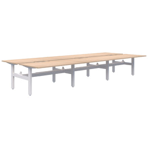 Accent Summit II Fixed Height Back-to-Back 6 Pod Desk