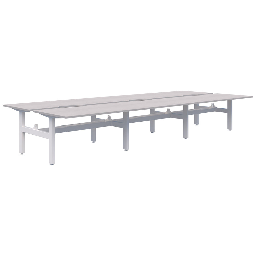 Accent Summit II Fixed Height Back-to-Back 6 Pod Desk