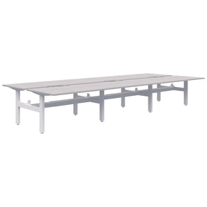 Accent Summit II Fixed Height Back-to-Back 6 Pod Desk