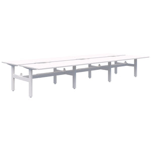 Accent Summit II Fixed Height Back-to-Back 6 Pod Desk