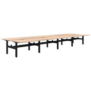 Accent Summit II Fixed Height Back-to-Back 8 Pod Desk
