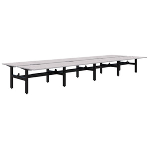 Accent Summit II Fixed Height Back-to-Back 8 Pod Desk