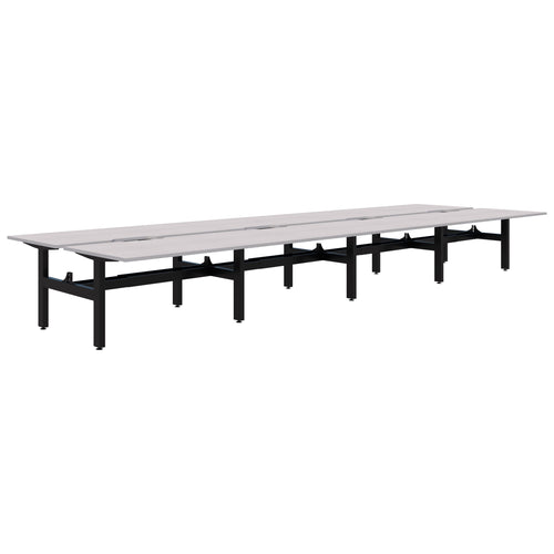 Accent Summit II Fixed Height Back-to-Back 8 Pod Desk