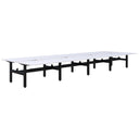 Accent Summit II Fixed Height Back-to-Back 8 Pod Desk