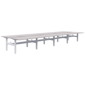 Accent Summit II Fixed Height Back-to-Back 8 Pod Desk