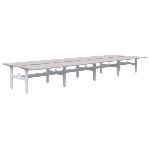 Accent Summit II Fixed Height Back-to-Back 8 Pod Desk