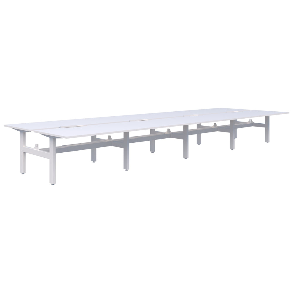 Accent Summit II Fixed Height Back-to-Back 8 Pod Desk