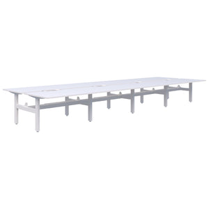 Accent Summit II Fixed Height Back-to-Back 8 Pod Desk