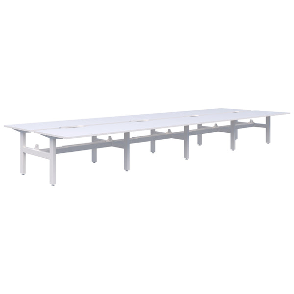 Accent Summit II Fixed Height Back-to-Back 8 Pod Desk