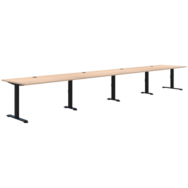 Accent Summit II Fixed Height Inline 4 Pod Desk